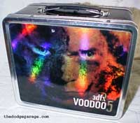 V5 lunchbox, may have been given away at trade shows, not a retail item.