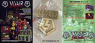 WAR video game pins from contest
